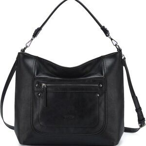 Hobo Bags for Women, Vegan Leather Large Handbag Tote Slouchy Shoulder Bag Purse